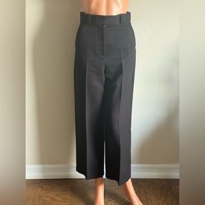 & Other Stories Elegant Black Wide-Leg Trousers